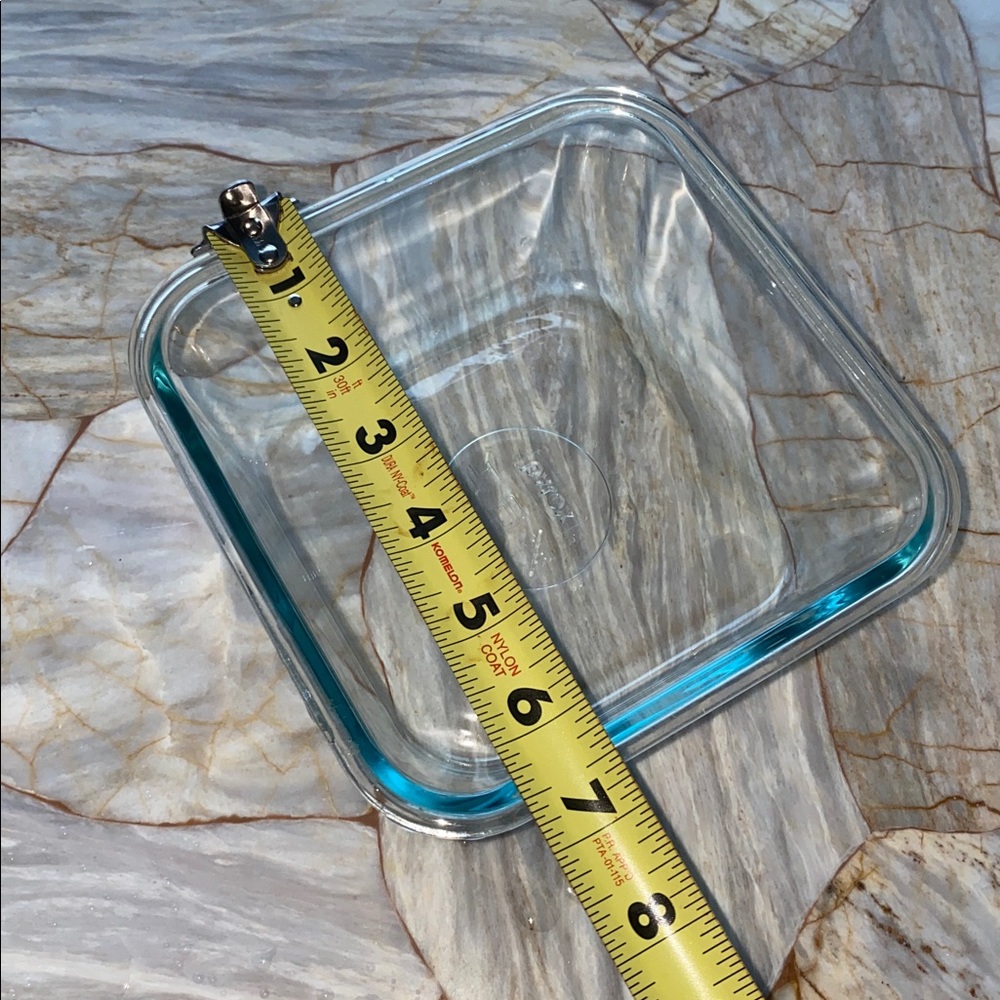 Pyrex Clear Glass Square Container - Picture 5 of 7